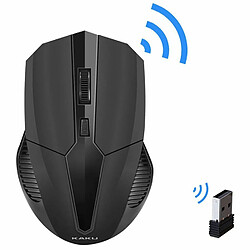 iKaku KSC-378 Souris d'ordinateur sans fil 2,4 GHz avec USB 1500 DPI Noir 