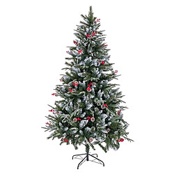 BigBuy Home Sapin de Noël PVC Enneigé 80 x 80 x 210 cm 