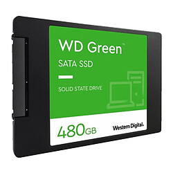 WESTERN DIGITAL - Green - Disque SSD Interne - 480 Go - 2,5 - WDS480G3G0A