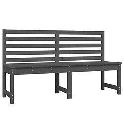 Maison Chic Banc de jardin | Banquette de jardin | Chaise Relax gris 157,5 cm bois massif de pin -MN41571