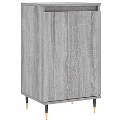 Maison Chic Ensemble de 2 Buffets,commode,console pour rangement sonoma gris 40x35x70 cm bois d'ingénierie -MN66011 pas cher