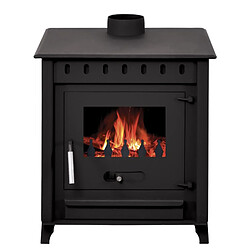 Interstoves Poêle à bois Alessia 14 | Bûches 55CM - Acier