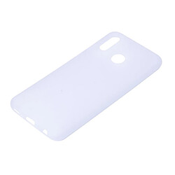 Avis Coque en TPU solide mou mat de couleur blanc pour votre Huawei Honor Play