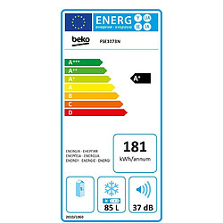 Avis Congélateur sous plan 55cm 85l - fse1073n - BEKO