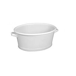 BAQUET OVALE FOND RENFORCE 60 Litres BLANC - GILAC