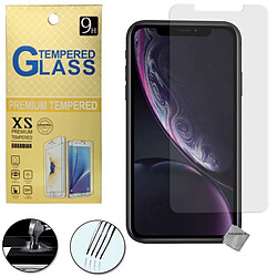 Htdmobiles Film de protection vitre verre trempe transparent pour Apple iPhone XR