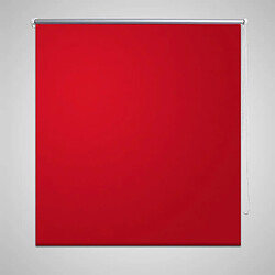 vidaXL Store enrouleur occultant rouge 60 x 120 cm