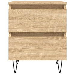 Acheter vidaXL Table de chevet chêne sonoma 40x35x50 cm bois d’ingénierie