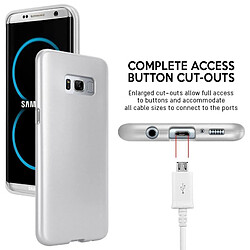 Mercury I-Jelly - Coque pour Samsung Galaxy S8 (Argent) pas cher