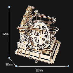 Acheter Universal Roue d'eau en forme de montagnes russes peinture 3D puzzle DIY assemblage tige jouet pour les enfants