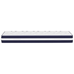 Avis vidaXL Matelas à ressorts ensachés dureté moyenne 90x200 cm