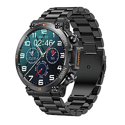 Yonis Montre Connectée 1.39' Suivi Santé Bluetooth Musique