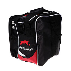 sac de boule de bowling imperméable sac de balle simple sac fourre-tout poche noir + rouge pas cher