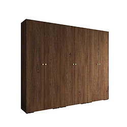 Abiks Meble Armoire Inova 2 À Portes Battantes 236,7/300/47 6 Portes (marron/d’oro)