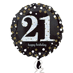 Chandos Amscan 3374201 80e Anniversaire Foil Ballons