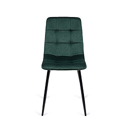 Vivaldi Chaise PERU Vert Velours