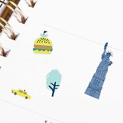 Rico Stickers en gel transparent cities - New-York 