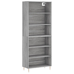 Maison Chic Buffet,Meuble de Rangement,commode pour salon,Cuisine sonoma gris 69,5x32,5x180 cm bois d'ingénierie -MN89209