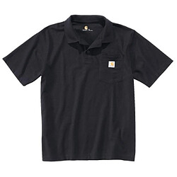 Carhartt Polo manches courtes contractors work pocket gris clair taille S