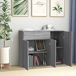 Avis Maison Chic Buffet,Meuble de Rangement,commode pour salon,Cuisine Sonoma gris 88x30x70 cm Bois d'ingénierie -MN34127