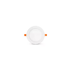 Plafonnier LED Encastrable AC220/240V 12W 1050lm 120° Etanche IP40 IK06 Ø175mm - Blanc Chaud 3000K perçage Ø155mm