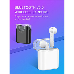 Acheter Universal Casque Bluetooth sans fil Casque Bluetooth tactile Casque audio HiFi avec microphone pour téléphone mobile IOS Casque Bluetooth