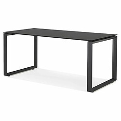 Acheter Paris Prix Bureau Design en Verre Abigano 160cm Noir