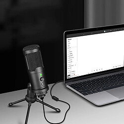 enregistrement microphone usb condensateur studio podcast