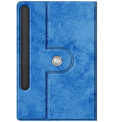 Avizar Étui pour Samsung Tab S9 Plus Support Rotatif Collection Flip Cover Spin Bleu 