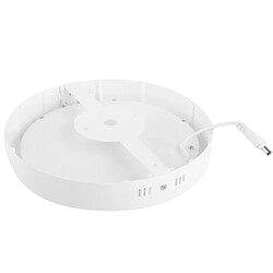 Avis Wewoo Dalle LED blanc Voyant rond à DEL de 18W, Flux lumineux: 1480lm, Diamètre: 22.5cm