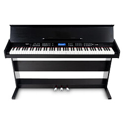 FunKey DP-88 II piano numérique noir set avec banquette de synthé, casque, méthode d'apprentissage