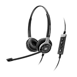 Sennheiser Micro-casque professionnel filaire SC 660 - binaural avec connecteur Easy Disconnect