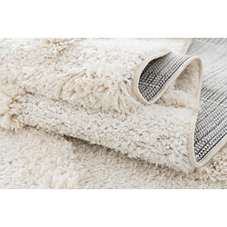 Hadorn Tapis shaggy 305x240 Blanc Thun Artem pas cher