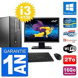 PC Tour HP ProDesk 600 G1 Ecran 22" i3-4130 RAM 16Go Disque 2To Windows 10 Wifi · Occasion 