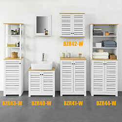 Avis SoBuy BZR43-W Meuble Colonne de Salle de Bain Armoire Haute Meuble de Rangement