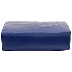 vidaXL Bâche bleu 1,5x2 m 650 g/m²