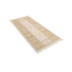 Vidal Tapis de couloir en laine 196x86 brun Darya