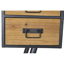 Avis Pegane Bureau en épicéa naturel et métal coloris naturel - Longueur 135 x Hauteur 95 x Profondeur 60 cm