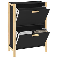 Acheter vidaXL Armoire à chaussures Noir 57,5x33x80 cm Bois d'ingénierie