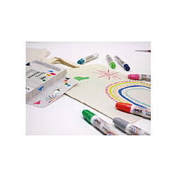 KREUL Feutre textile médium 'Junior', kit 'Color your case' () 