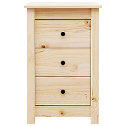 Avis vidaXL Table de chevet 40x35x61,5 cm Bois de pin massif