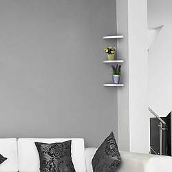 Ahd Amazing Home Design Étagère d'angle salon chambre design moderne Angolo