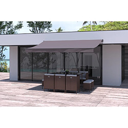 Concept Usine Store banne manuel 4 x 2.5 m taupe polyester ADRO