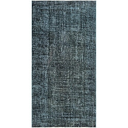 Vidal Tapis de laine 264x145 noir Ultra Vintage