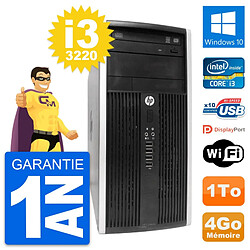 PC Tour HP Compaq Pro 6300 CMT Intel i3-3220 RAM 4Go Disque 1To Windows 10 Wifi · Occasion 