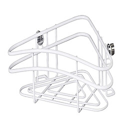 WENKO 22754100 Etagère d'angle Classic Plus, Blanc, Acier, 28,5 x 9 x 17,5 cm