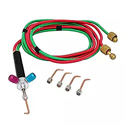 Mini bijoux soudage au gaz Micro torche bijoutiers tuyaux de soudage Mini gaz petite torche Kit de soudage de soudage 5 buses - Multicolore