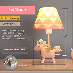 Avis Universal Lampe de table licorne décoration de chevet lumineuse fille chambre à coucher bijoux de table cadeau d'anniversaire magnifique bijoux de rêve rose |