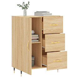 Acheter Maison Chic Buffet,Meuble de Rangement,commode pour salon,Cuisine chêne sonoma 69,5x34x90 cm bois d'ingénierie -MN75199