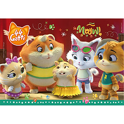 Lisciani-44 Gatti LISCIANI ? 44 Chats ? Puzzle Recto/Verso 24 Pieces ? Cool Cats  -76253, Multicolore, PCES 